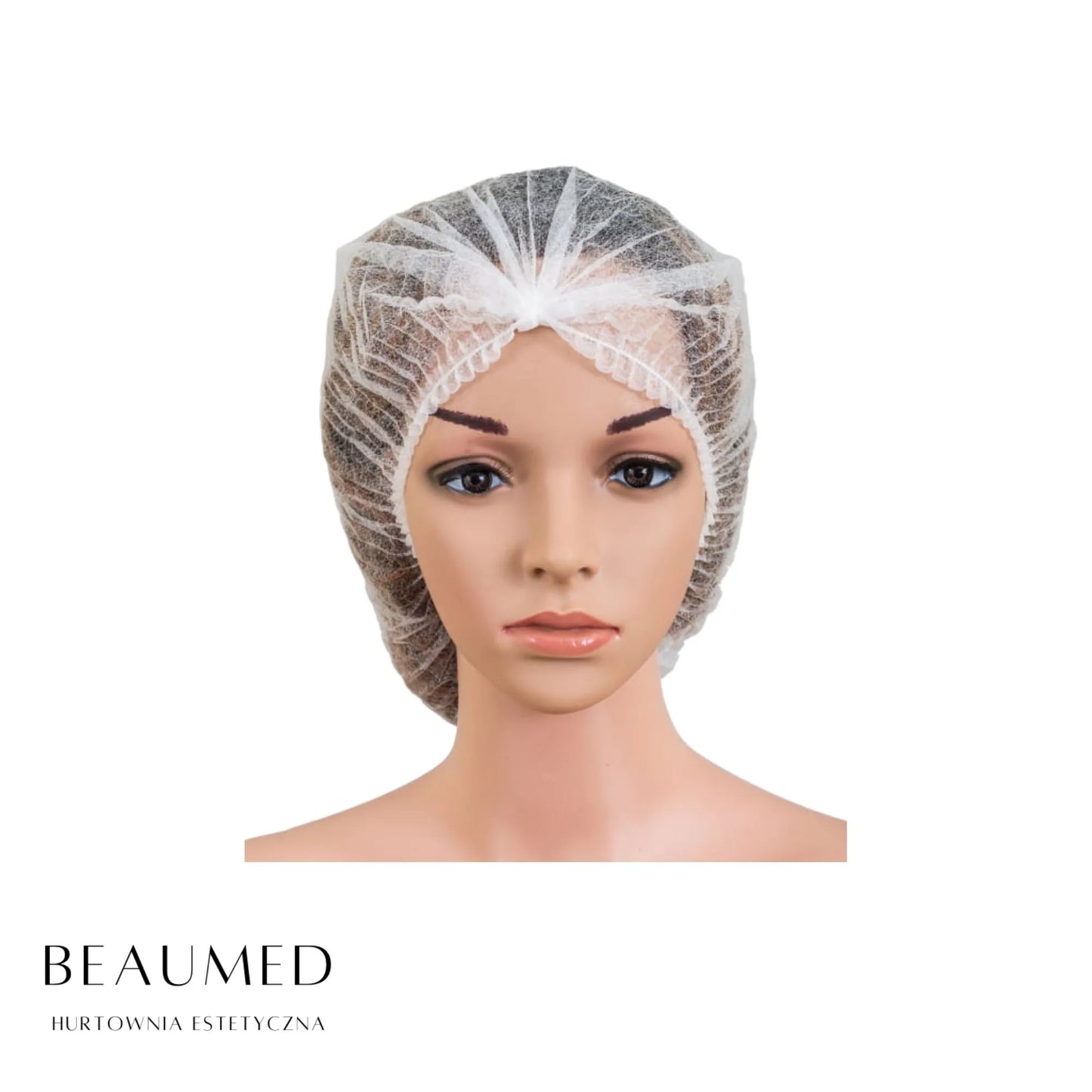 Czepki kosmetyczne z włókniny 100 szt