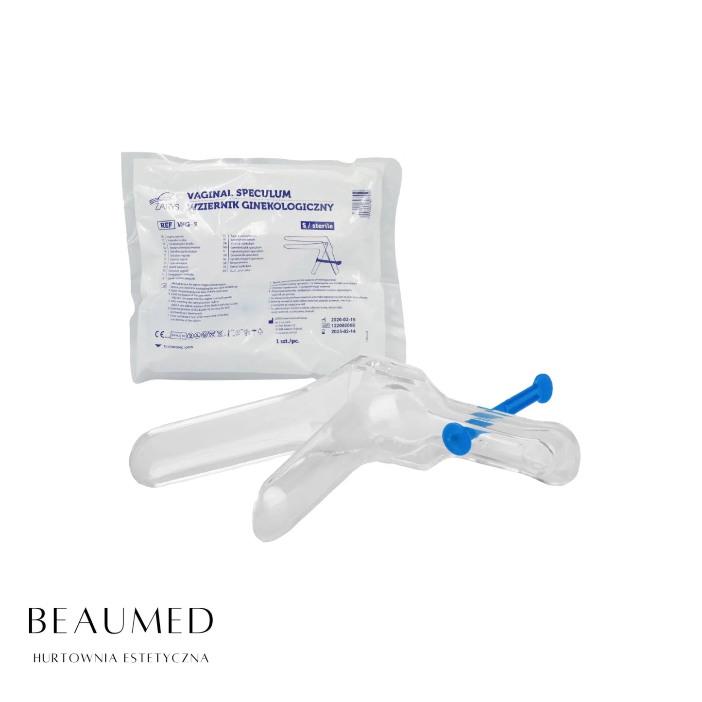 Wziernik ginekologiczny STERYLNY jednorazowy rozm S ZARYS 100szt