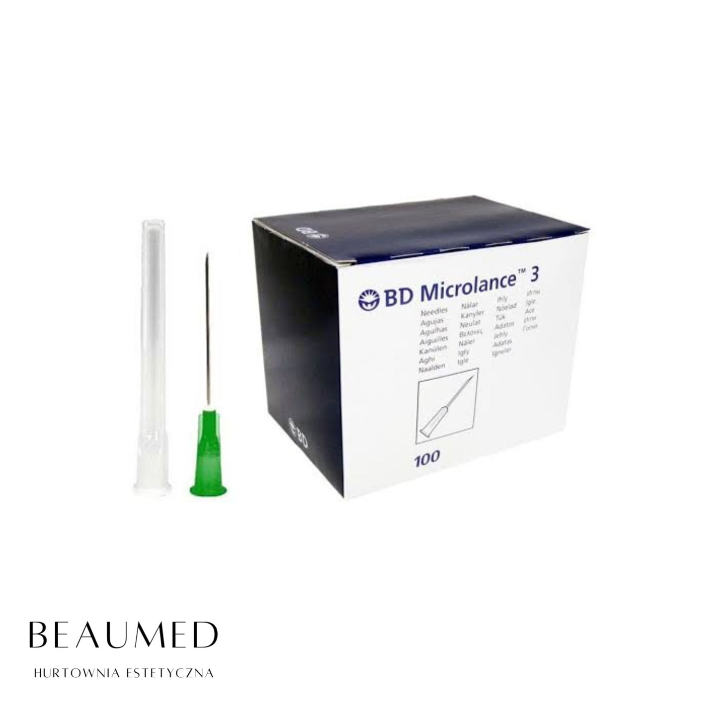 Igły 0,8 x 40mm 21G ZARYS 100szt