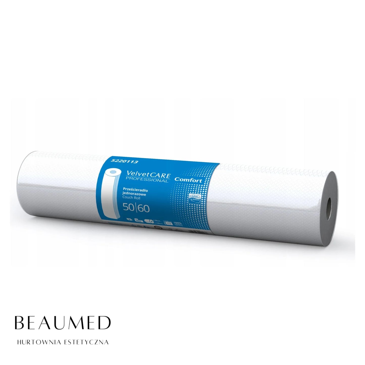 Podkład Celulozowy Biały 60cm/50m Velvet Care Comfort