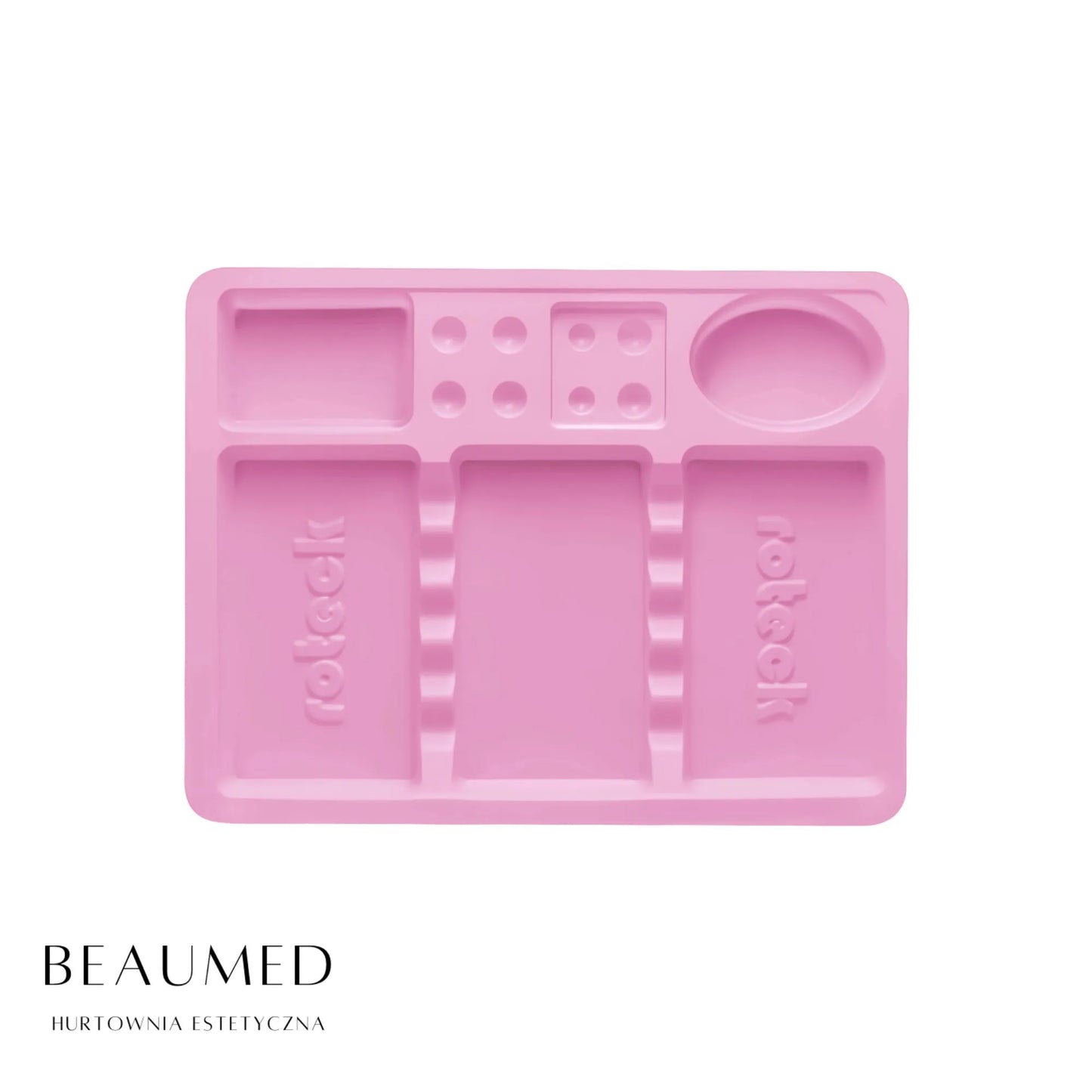 Tacki Zabiegowe Jednorazowe Jasny Róż ROTECK 100szt