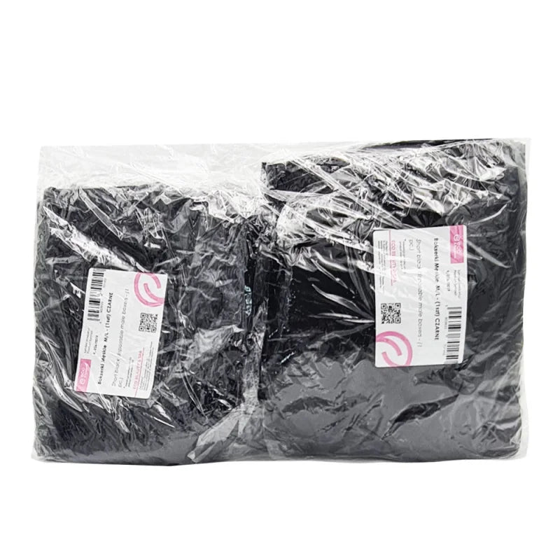 Bokserki jednorazowe męskie czarne z włókniny- różne rozmiary 1 szt